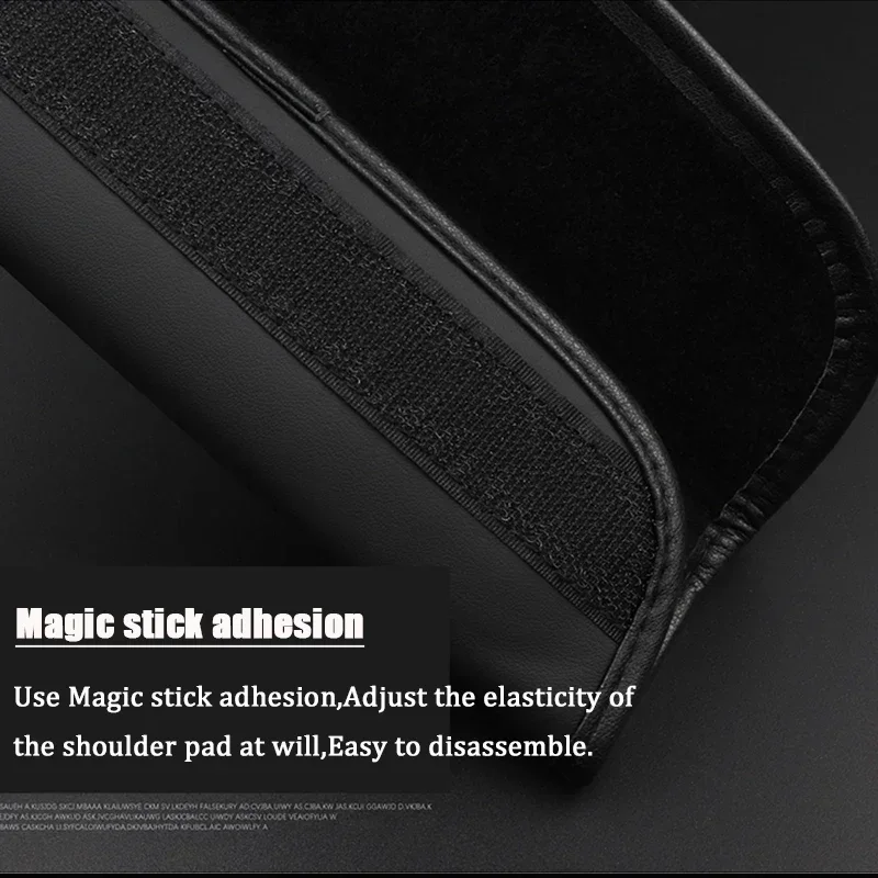2pcs Car seat belt Nappa leath - Leather Works Near Me review and price