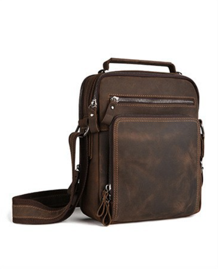 Men's Vintage Wild Horse Leath - Leather Work Bag Men review and price
