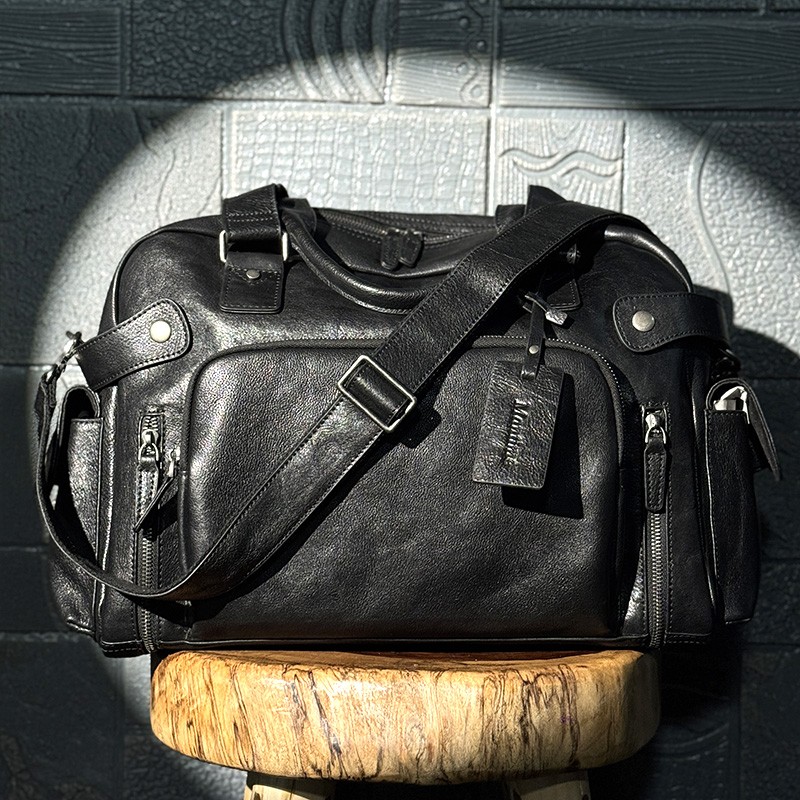 Vintage vegetable tanned leath - Leather Work Bag Men review and price