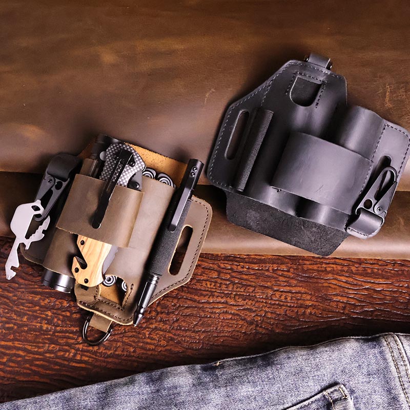 Genuine Leather Tactical Fanny - Leatherwork Knife Sheath review and price
