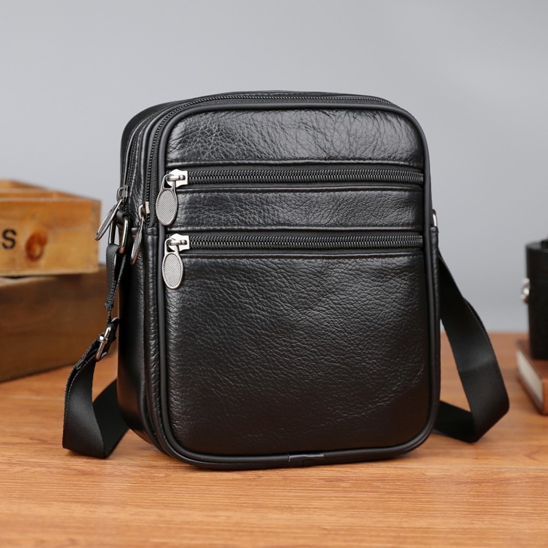 Men's Shoulder Messenger Bag C - Leather Work Bag Men review and price