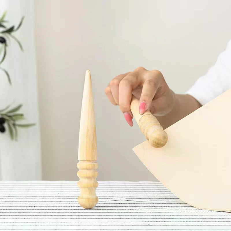 Wooden leather, solid wood rou - Used Leatherwork Tools review and price