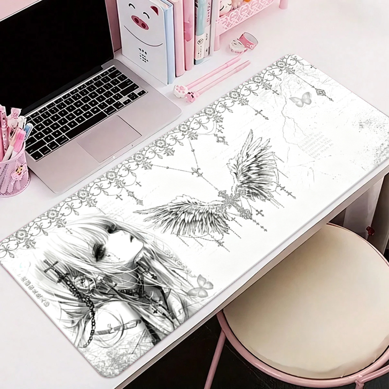 Leather Mousepad Black White A - Leatherwork Desk review and price