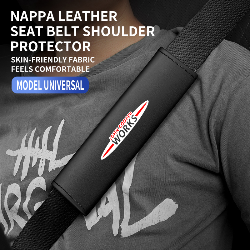 1PC Leather Car Seat Belt Shou - Leather Works Near Me review and price