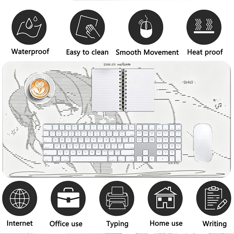 1Pcs Leather Mouse Pad Anime A - Leatherwork Desk review and price